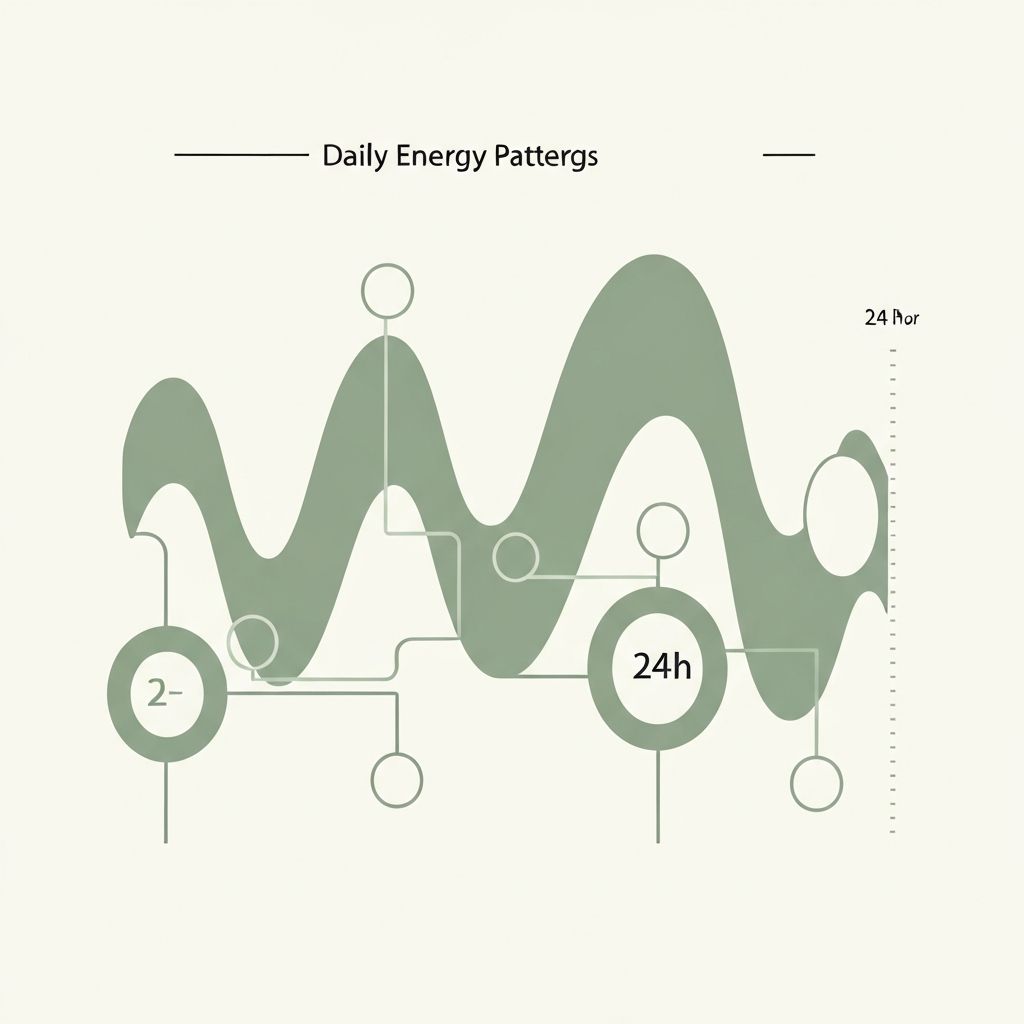 Scientific visualization of daily energy patterns